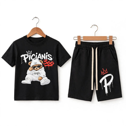 Picianis 366 Teddy Street Boys Set Black
