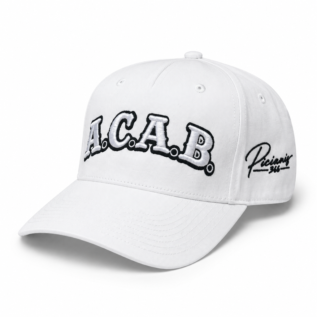 Șapcă PICIANIS 366 ACAB. – Albă