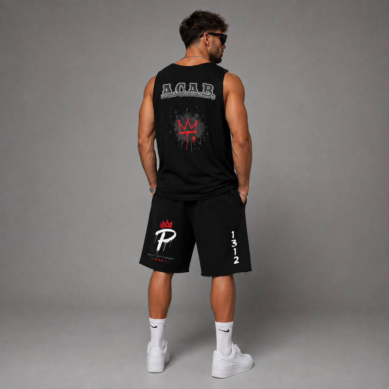 Pantaloni Scurți Picianis 366 Urban Shorts – Negru