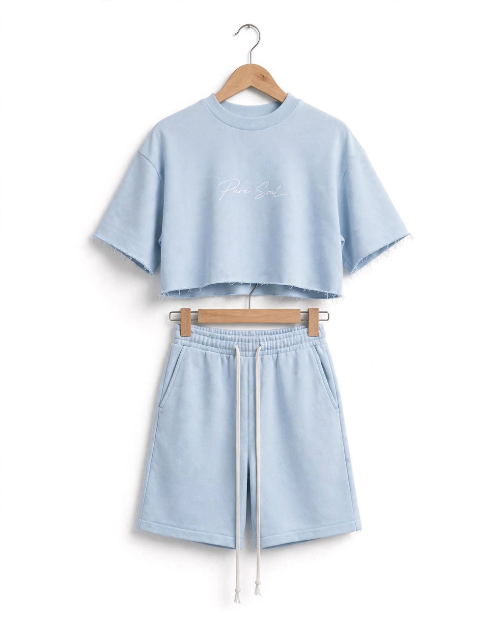 PURE SOUL SET FEMEI — Baby Blue / Blush Pink