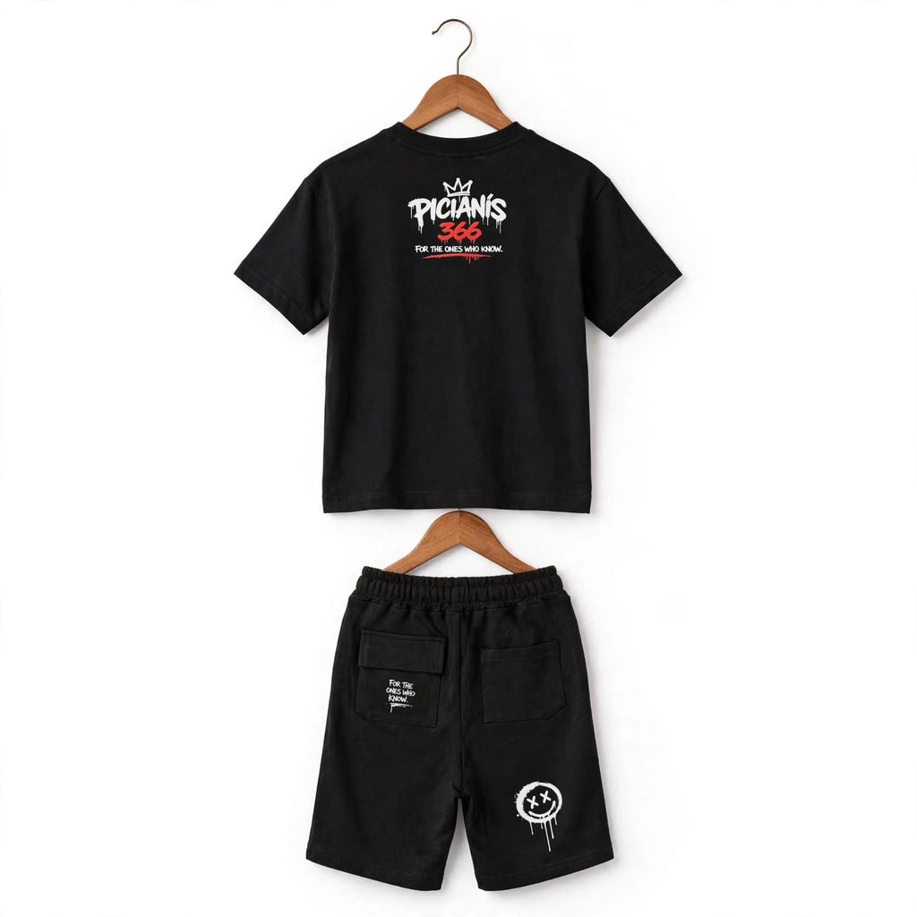 Picianis 366 Teddy Street Boys Set Black