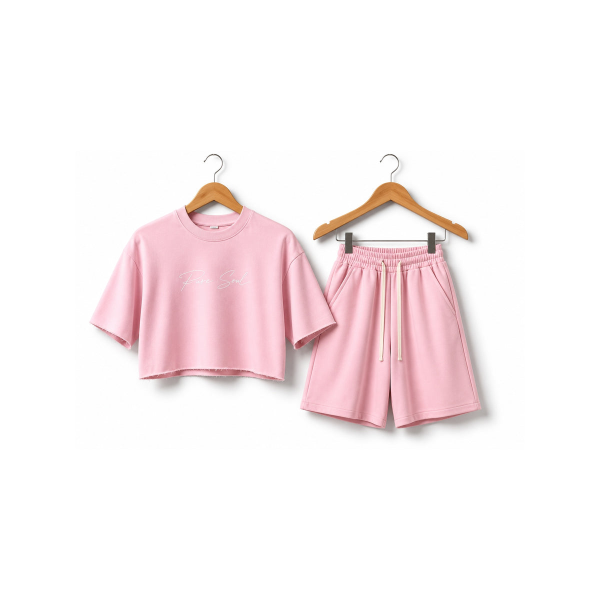 PURE SOUL SET FEMEI — Baby Blue / Blush Pink