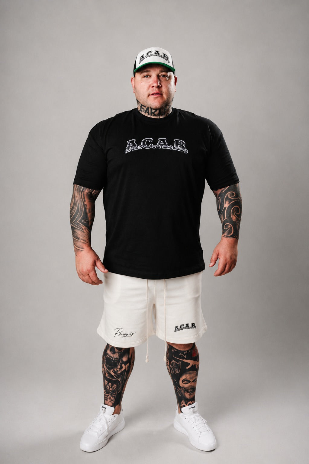 Tricou Oversized PICIANIS 366 – ACAB Edition Negru