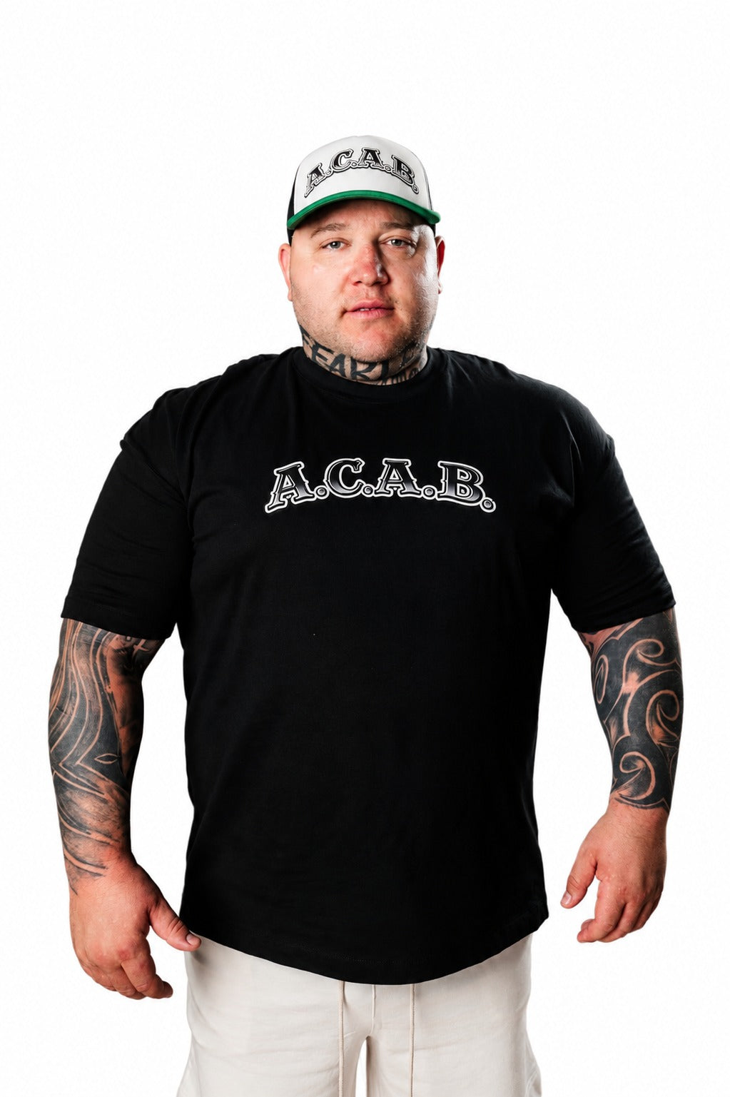 Tricou Oversized PICIANIS 366 – ACAB Edition Negru