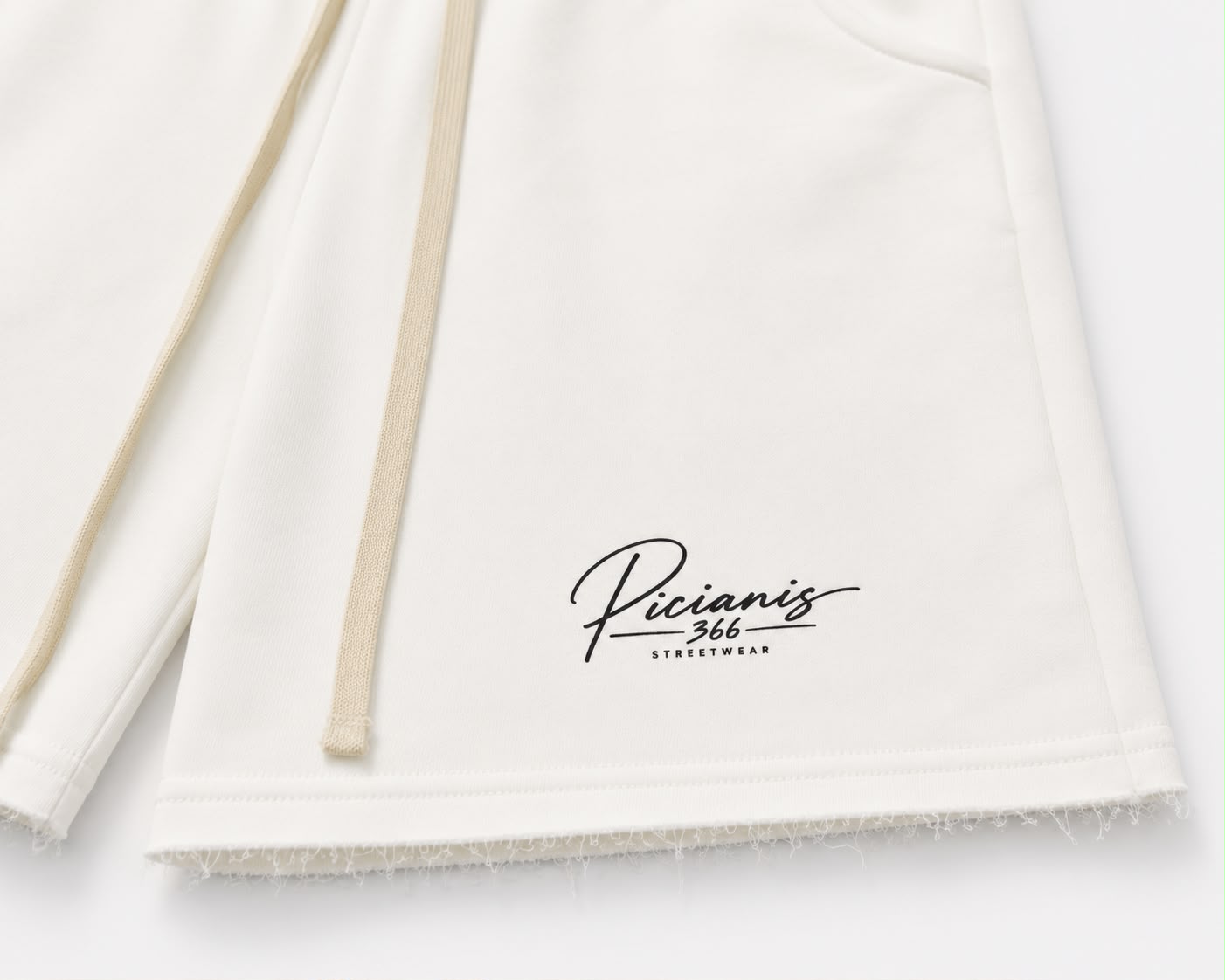 Pantaloni Scurți PICIANIS 366 Premium – Off White