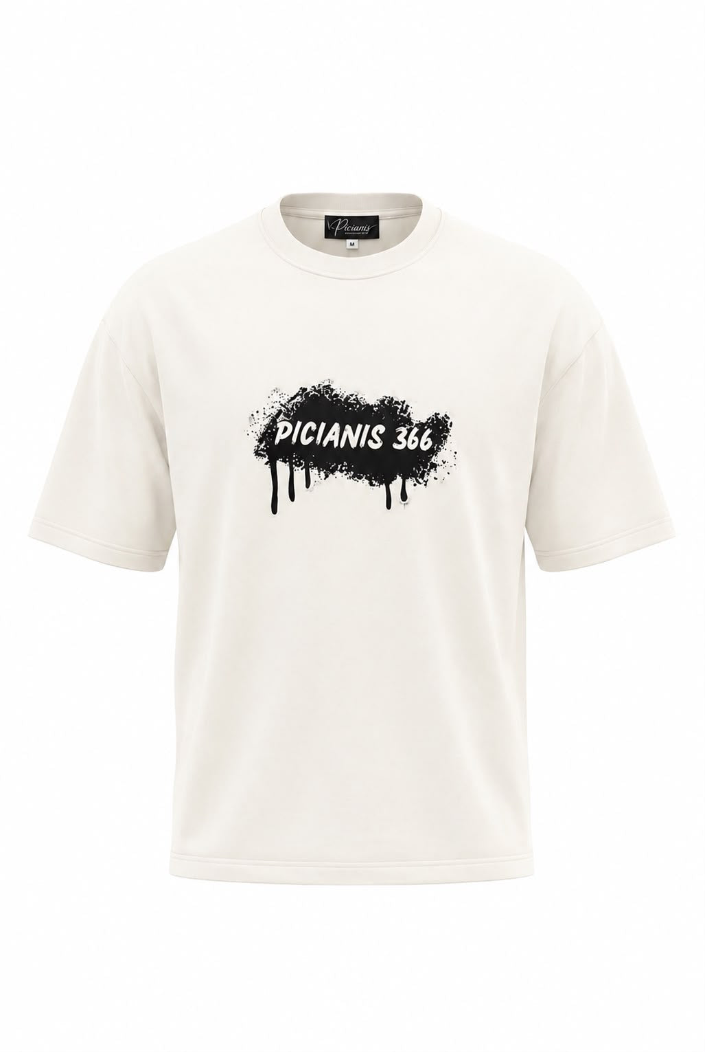 Tricou Oversized PICIANIS 366 TAG – OFF WHITE