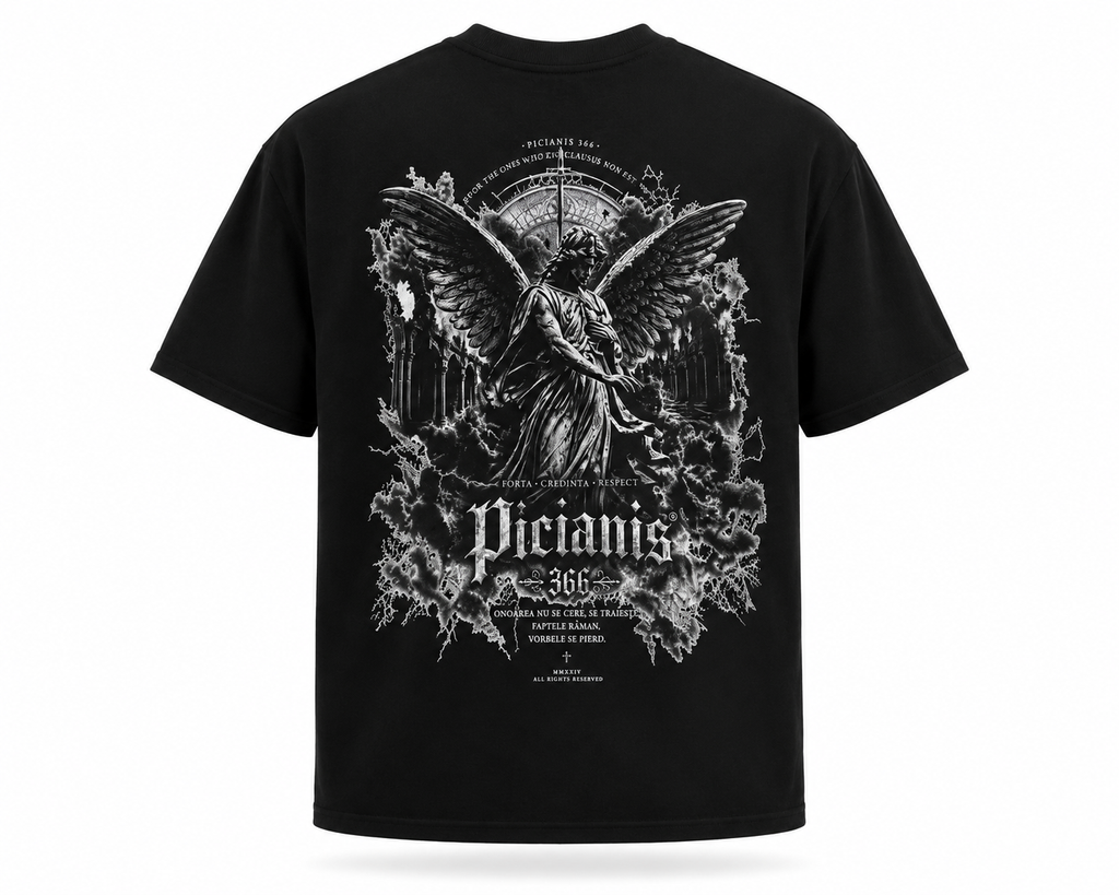 Tricou  PICIANIS 366 Guardian Tee – Black