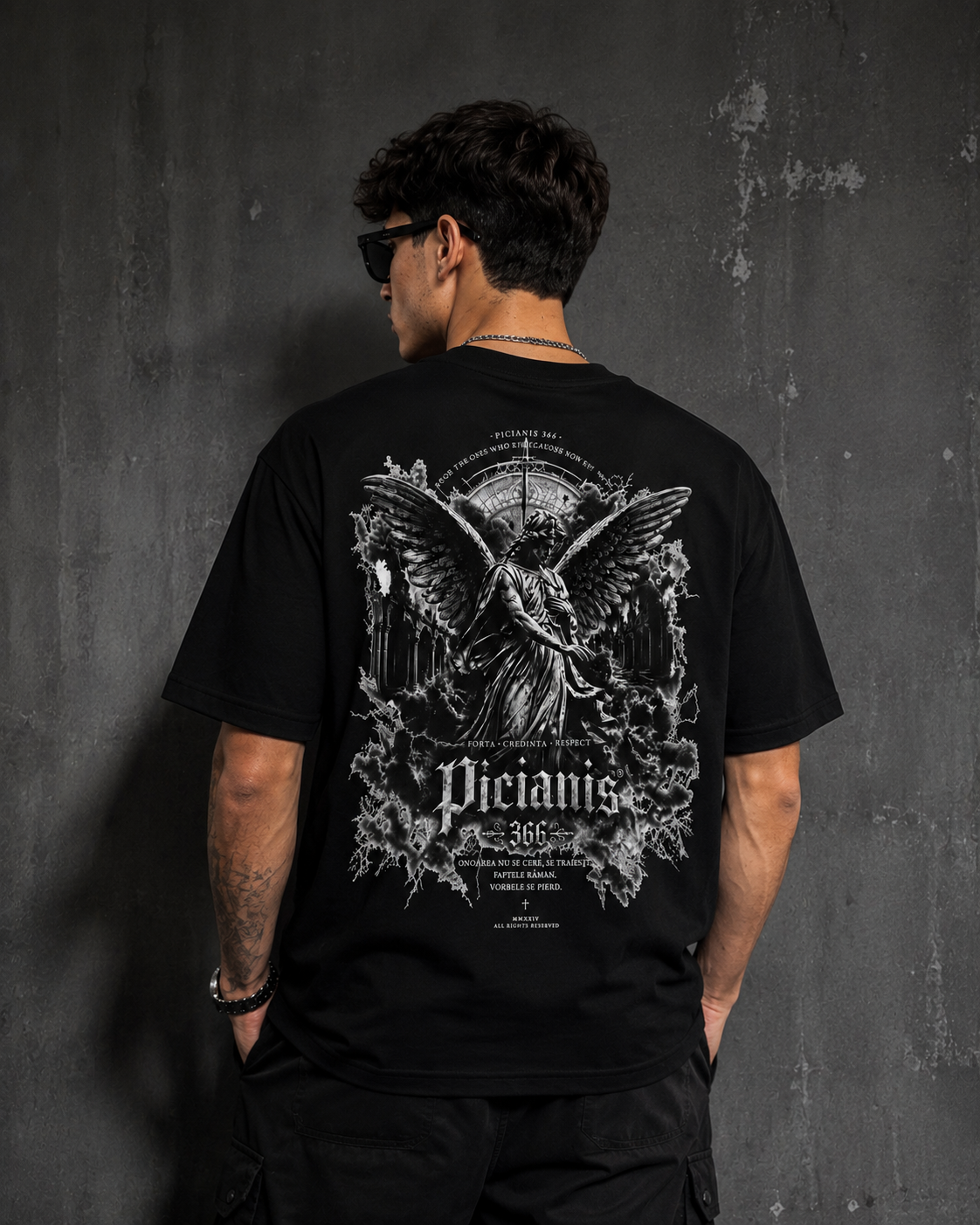Tricou  PICIANIS 366 Guardian Tee – Black