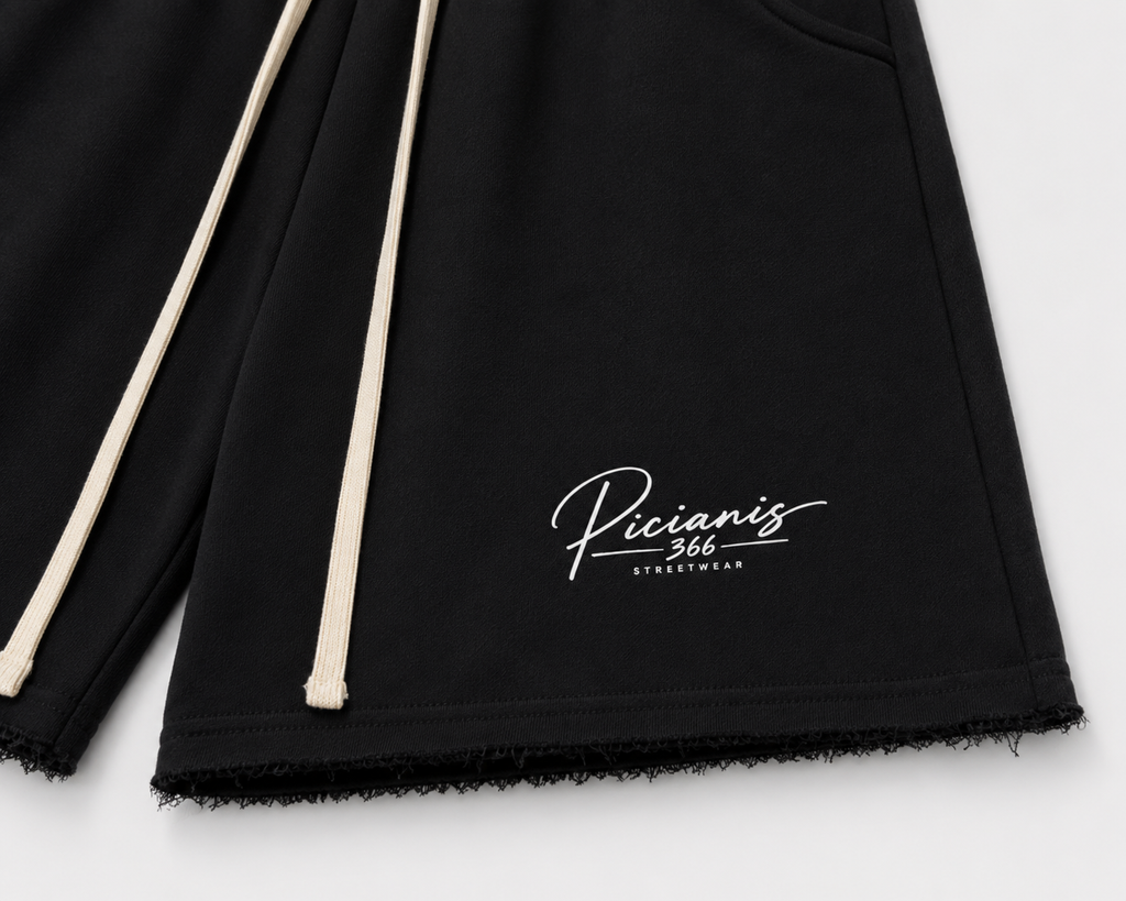 Pantaloni Scurți PICIANIS 366 Premium – Negru