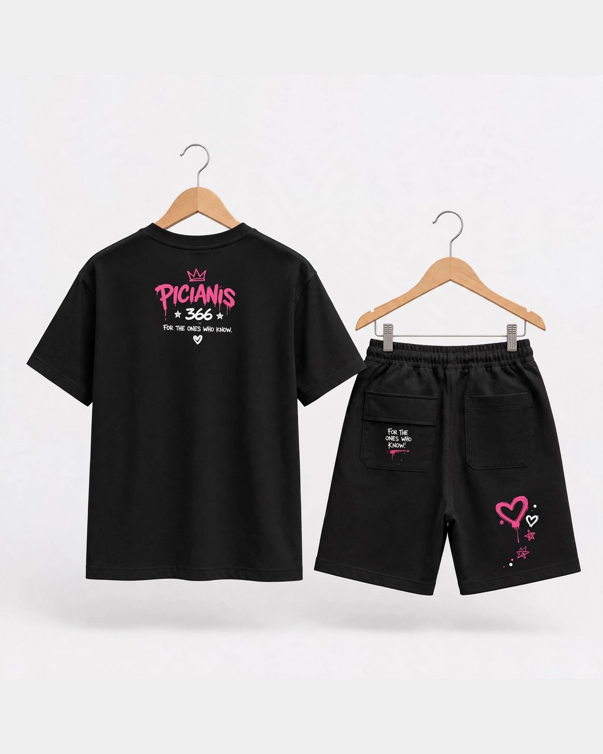 Picianis 366 – Pink Bear Set Fete Black